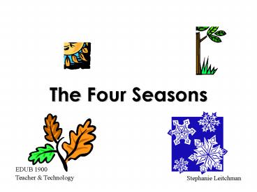 The Four Seasons