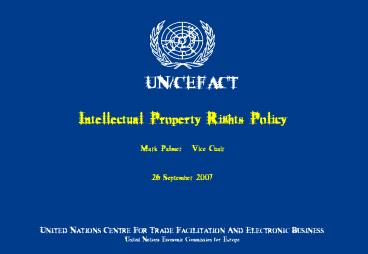 UNCEAFACT Bureau report to 8th Forum