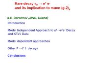 Rare decay p0 ? e  e-