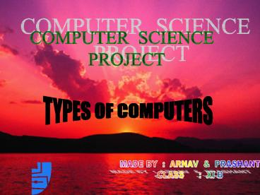 COMPUTER SCIENCE presentation | free to view