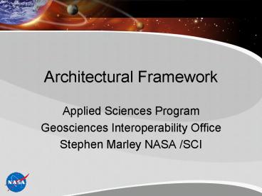 Architectural Framework