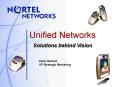 Unified Networks PowerPoint PPT Presentation