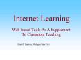 Internet Learning PowerPoint PPT Presentation