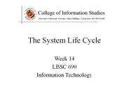 The System Life Cycle