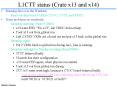 L1CTT status Crate x13 and x14 PowerPoint PPT Presentation