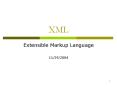 XML PowerPoint PPT Presentation