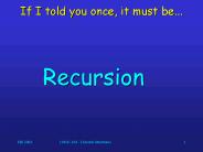 If I told you once, it must be'''
