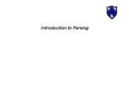 Introduction to Parsing