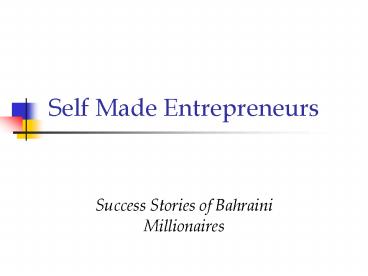 Success Stories of Bahraini Millionaires