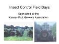Insect Control Field Days PowerPoint PPT Presentation
