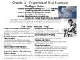 Chapter 2 Properties of Real Numbers PowerPoint PPT Presentation