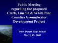 Public Meeting regarding the proposed Clark, Lincoln PowerPoint PPT Presentation