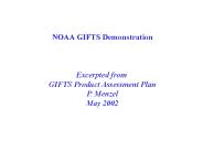NOAA GIFTS Demonstration