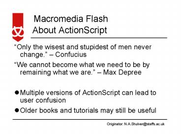 About ActionScript