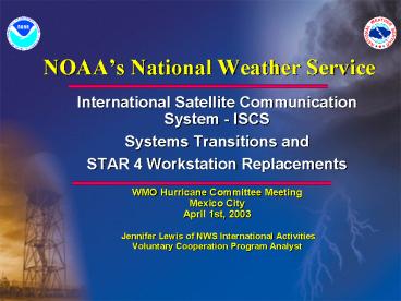 NOAAs National Weather Service