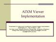 AIXM Viewer Implementation PowerPoint PPT Presentation