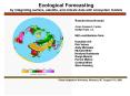 Ecological Forecasting by integrating surface, satellite, and climate data with ecosystem models PowerPoint PPT Presentation