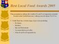Best%20Local%20Food%20Awards%202005 PowerPoint PPT Presentation