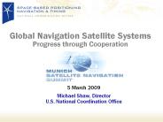 Global Navigation Satellite Systems Progress through Cooperation