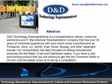 Technology Representatives