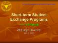 Shortterm Student Exchange Programs A Proposal PowerPoint PPT Presentation