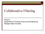 Collaborative Filtering