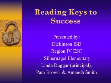 Reading Keys to Success