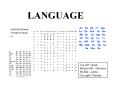 LANGUAGE
