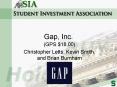 Gap, Inc' PowerPoint PPT Presentation
