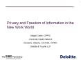 Privacy and Freedom of Information in the New Work World PowerPoint PPT Presentation