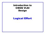 Introduction to CMOS VLSI Design  Logical Effort