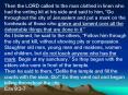 Then the LORD called to the man clothed in linen who had the writing kit at his side and said to him PowerPoint PPT Presentation