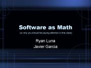 Software as Math