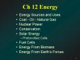 Ch 12 Energy PowerPoint PPT Presentation