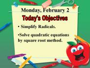 Monday, February 2