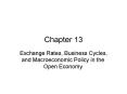 Exchange Rates, Business Cycles, and Macroeconomic Policy in the Open Economy PowerPoint PPT Presentation
