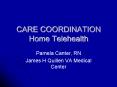 CARE COORDINATION Home Telehealth PowerPoint PPT Presentation