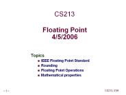 Floating Point 4/5/2006