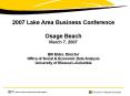 2007 Lake Area Business Conference PowerPoint PPT Presentation