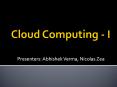 Cloud Computing - I PowerPoint PPT Presentation
