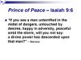 Prince of Peace  PowerPoint PPT Presentation