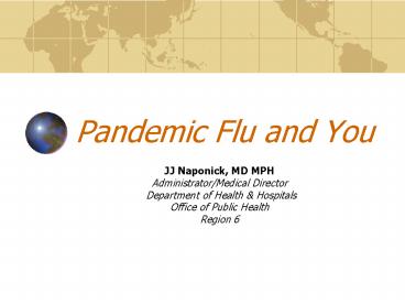 Pandemic Flu and You
