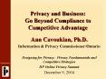 Privacy and Business: Go Beyond Compliance to Competitive Advantage PowerPoint PPT Presentation
