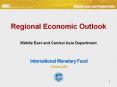 Regional Economic Outlook  Middle East and Central Asia Department PowerPoint PPT Presentation
