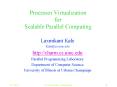 Processor Virtualization for Scalable Parallel Computing PowerPoint PPT Presentation