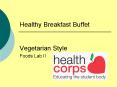 Healthy Breakfast Buffet PowerPoint PPT Presentation