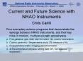 Current and Future Science with NRAO Instruments PowerPoint PPT Presentation