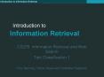 CS276: Information Retrieval and Web Search PowerPoint PPT Presentation