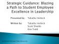 Strategic Guidance: Blazing a Path to Student Employee Excellence in Leadership PowerPoint PPT Presentation