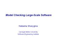 Model Checking Large-Scale Software